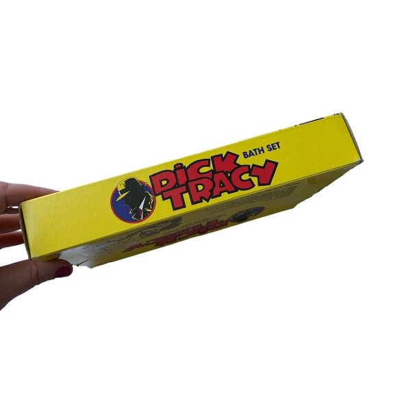 Dick Tracy Vintage Grimestoppers Bath Set Vintage New - Picture 8 of 9